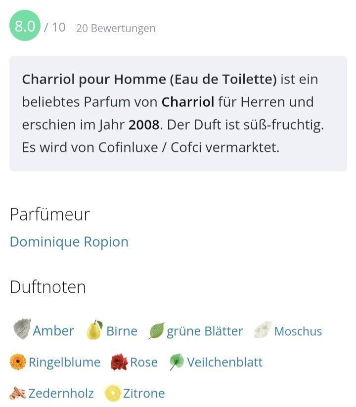 Profumi & Eau de Toilette: 5 ml CHARRIOL POUR HOMME ABFÜLLUNG – Nuovo (secondo la descrizione) da St. Gallen venduto da CaliSunshine 3