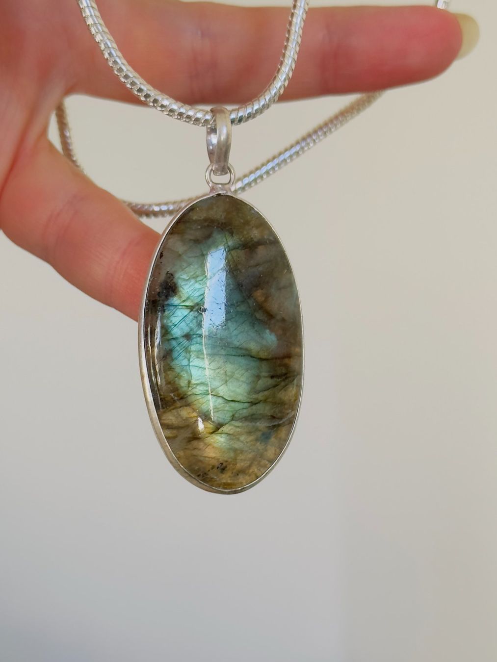 Catenine: Labradorite necklace – Nuovo e nell'imballaggio originale da Genève venduto da AGBERG 5