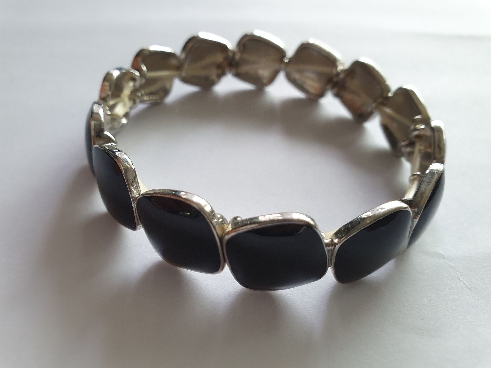 Bracciali & Braccialetti: Armband, schwarz/silbrig – Usato da Steinach venduto da Xamax18 4