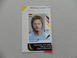Orginal Panini Fussball Sammelbild Deutschland Oliver Kahn