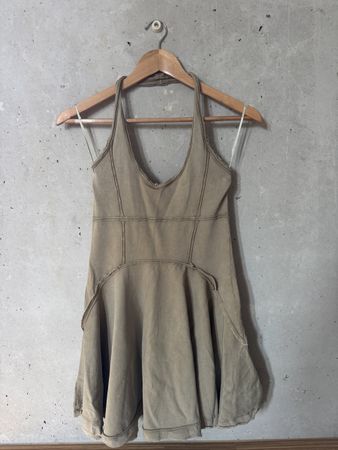 Zara Summer dress, conton light kaki