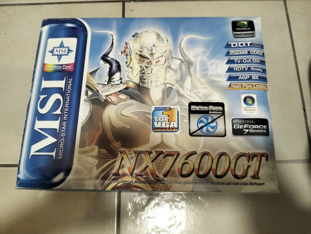 PC card Graphics GeForce neuf vintage 2006 (Neuf avec emballage d ...