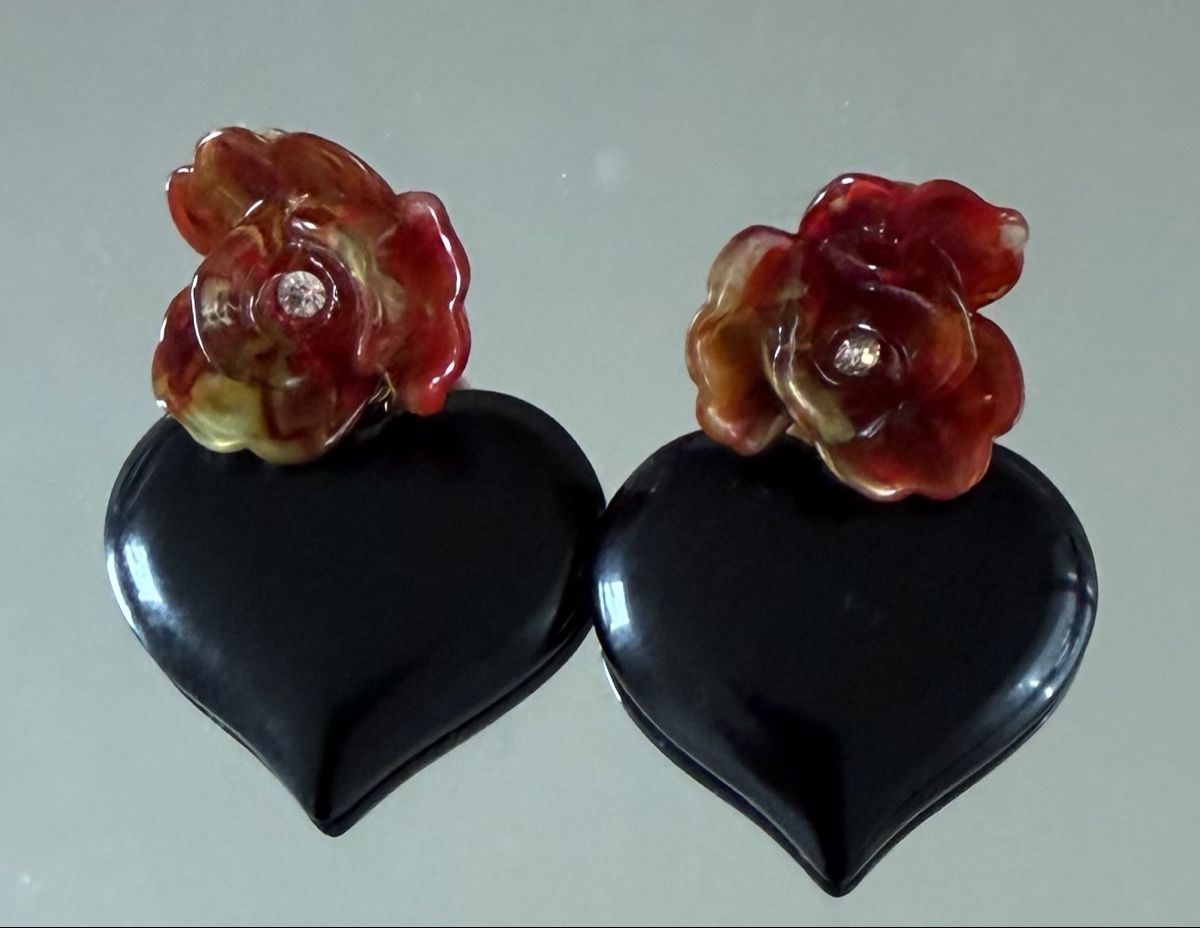 Orecchini pendenti & Orecchini a lobo: Beautiful earrings W. Germany  – Usato da Binningen venduto da Sophiescloset 1