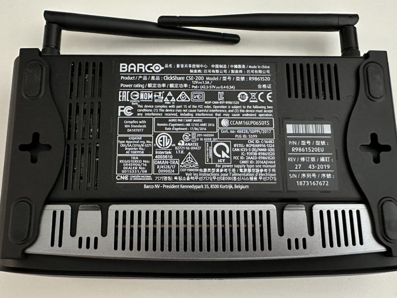 Multimediaplayer & Streamer: Barco ClickShare – Gebraucht aus Galgenen von IT-Stuff 2