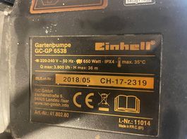 Einhell Gartenpumpe