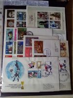 GB FDC 1873-1982,16 Br.,+Inseln-M.,Fussb.WM,Neufundl.,Neusee