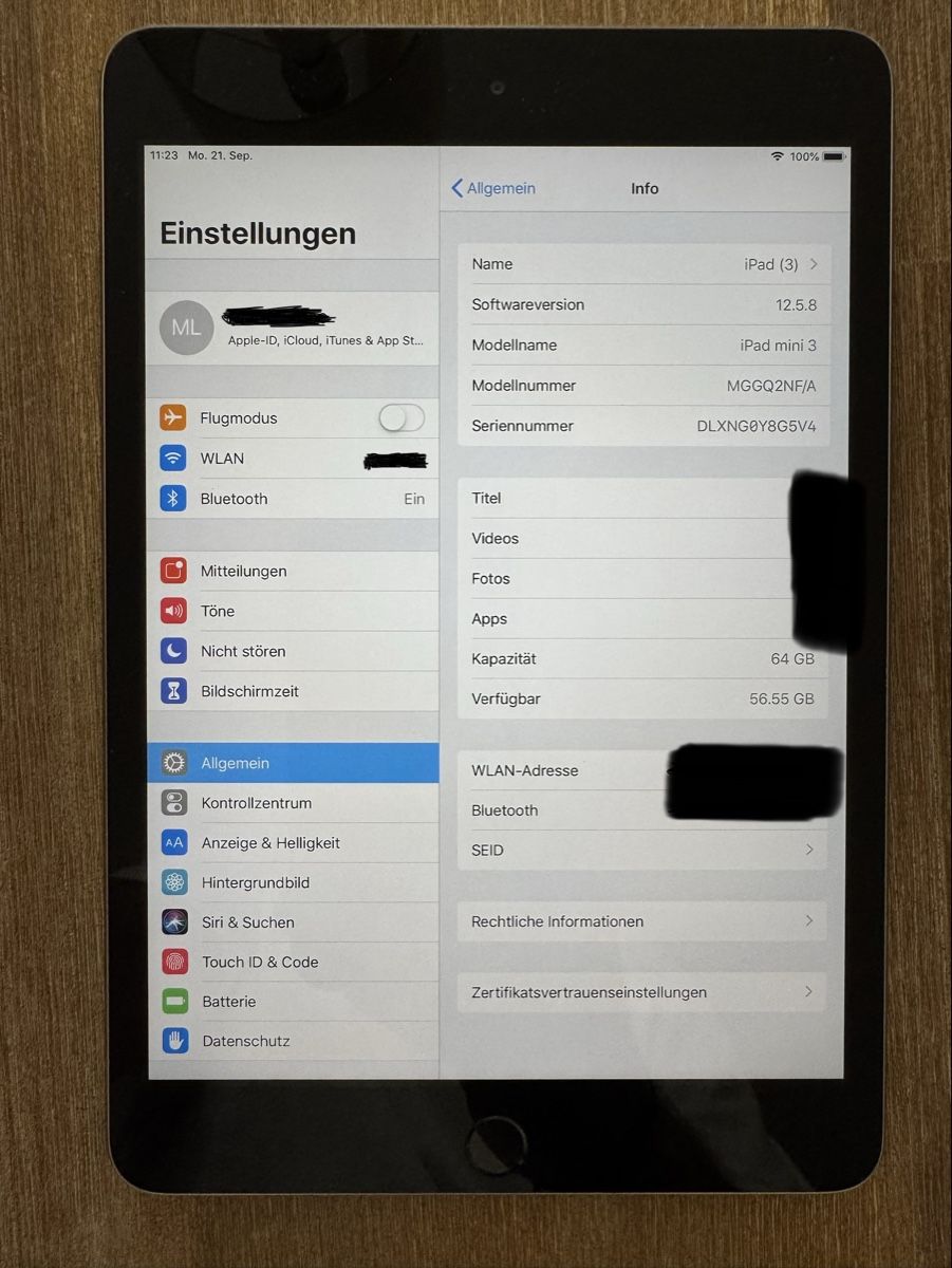 Apple Tablet PC: Apple IPad Mini 3 64 GB – Usato da Oberhasli venduto da Der_Mario 2