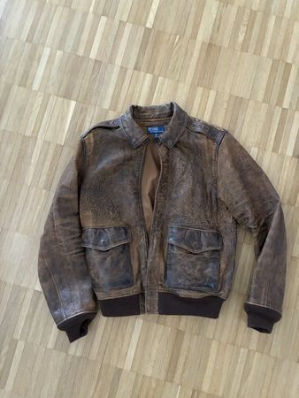 Polo Ralph Lauren A-2 Jacke im Used Look