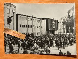 Alte Ansichtskarte Schweizer Mustermesse Basel S/W Top!
