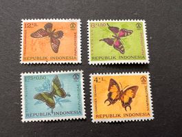 Indonesien Schmetterlinge  Set mit Falz (2126)