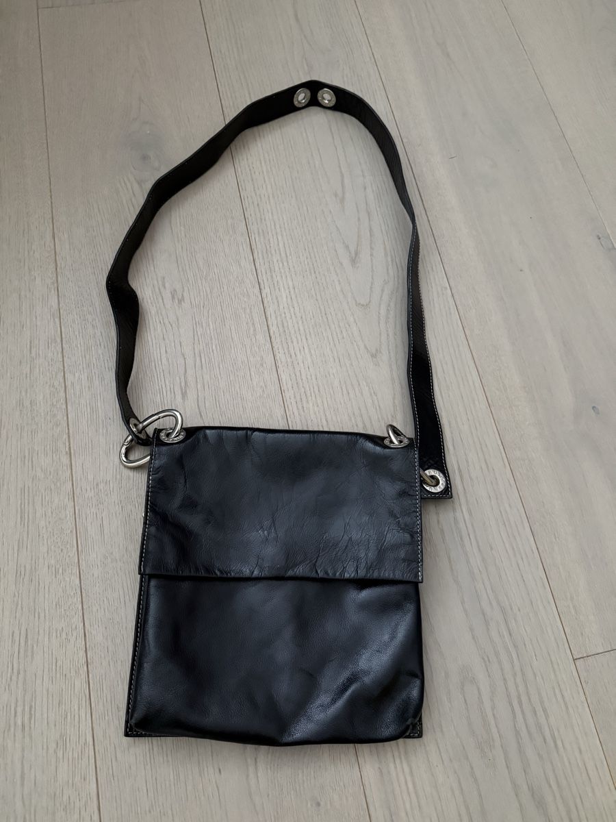 Borse: Learher crossbody schwarz Prüne – Usato da Zürich venduto da lailag