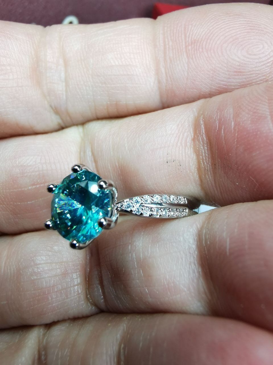 Anelli: Bague avec zircons – Nuovo e nell'imballaggio originale da Reconvilier venduto da Tsma67 5