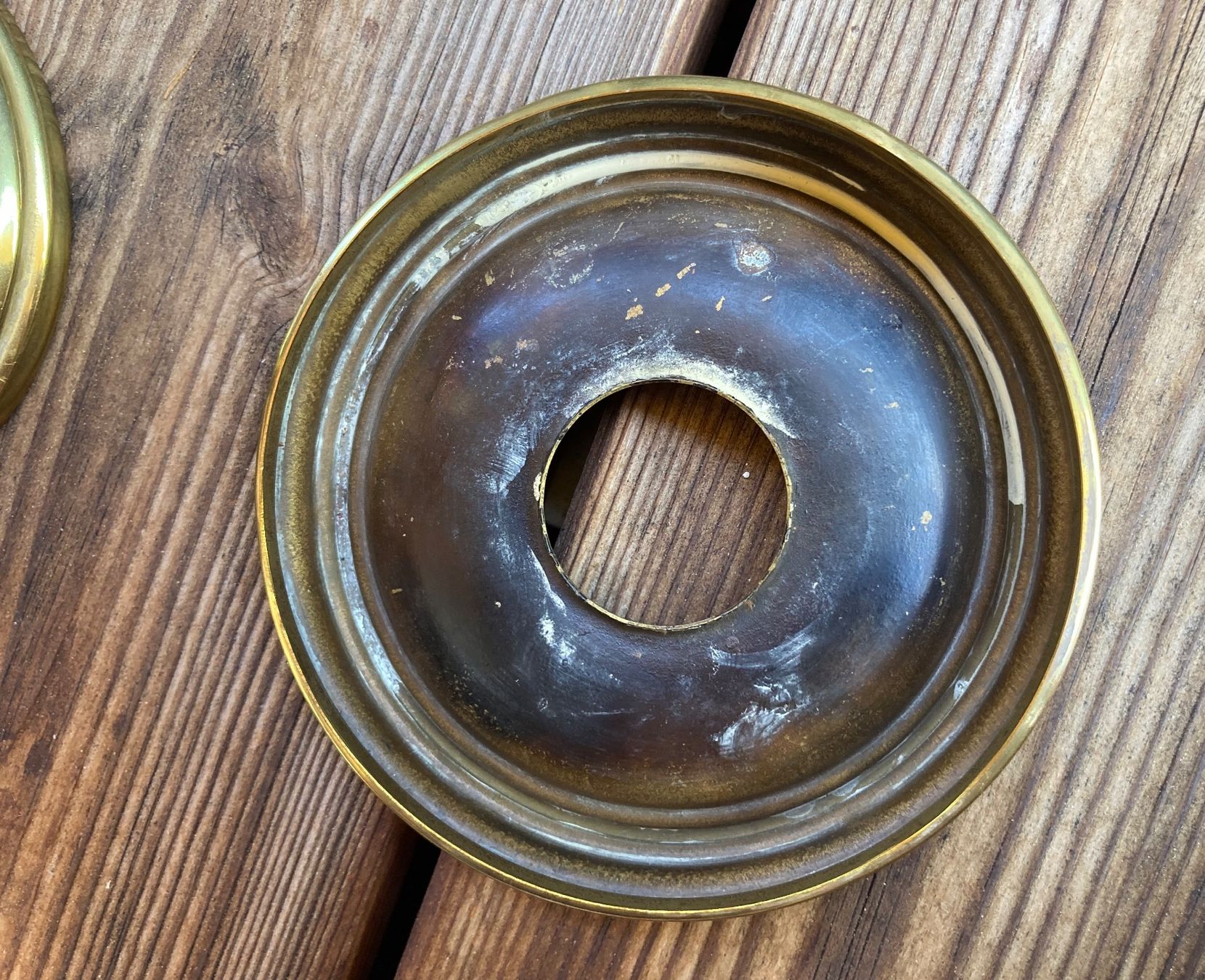 Aschenbecher: schöner antiker Fidibus aus Messingblech – Gebraucht aus Lüchingen von Eeizo 8