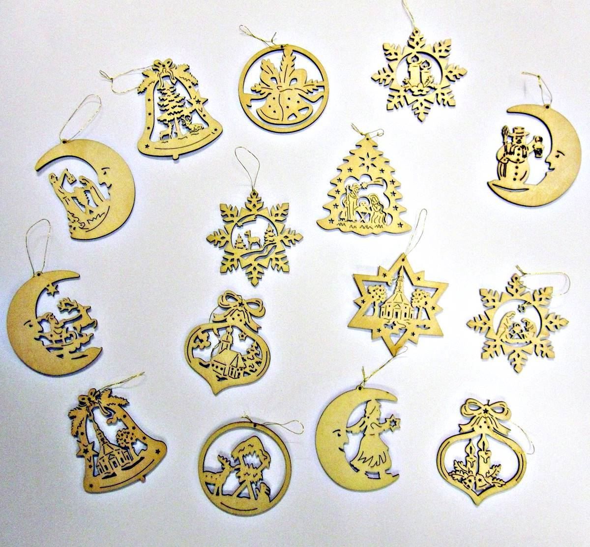 Tutte le decorazioni: Weihnachtsbaumschmuck, 1Stk Holzanhänger – Nuovo e nell'imballaggio originale da Wettingen venduto da Swala 2