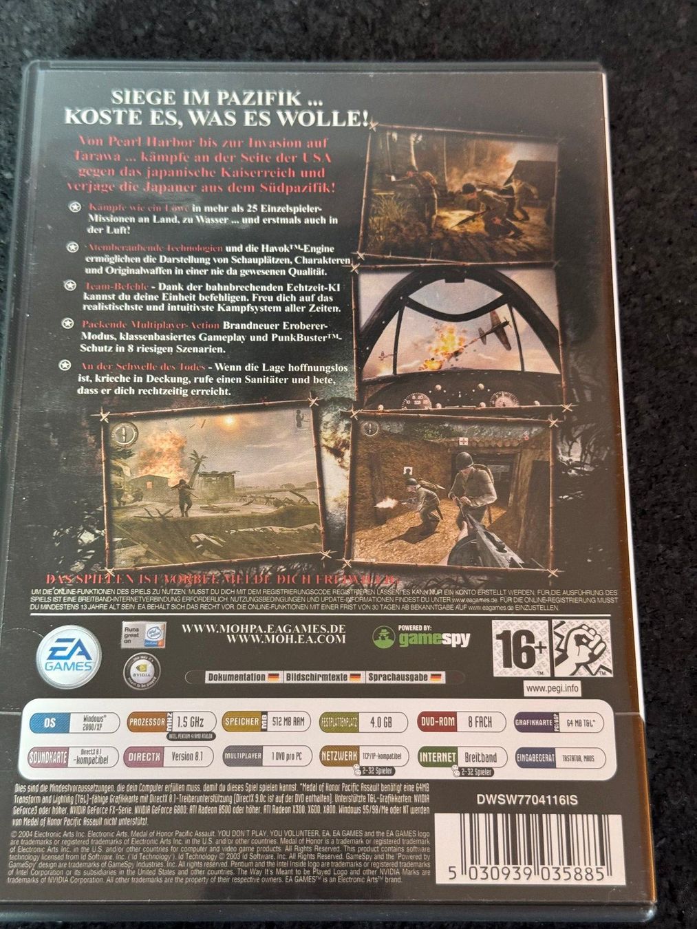 Microsoft Spiele: Medal of Honor Pacific Assault PC-DVD Microsoft – Gebraucht aus Fribourg von tschjoly 1