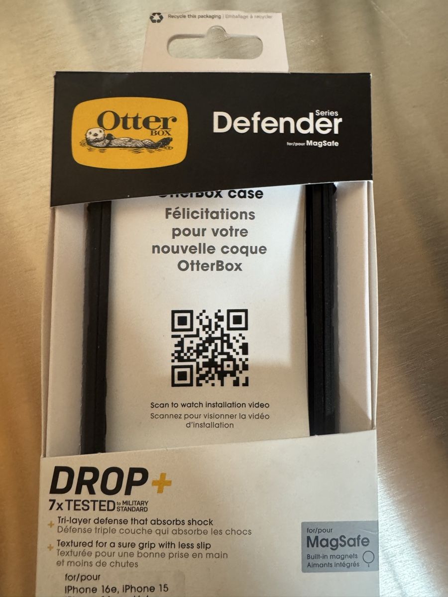 OtterBox Cover & Protezioni schermo: Originalverpackte Otterbox Defender iPhone 15/16e Hülle – Nuovo e nell'imballaggio originale da Meggen venduto da sera1989