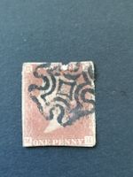 One Penny red 1841, Platte 9