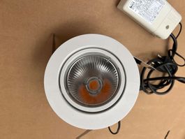 DOWN LIGHT ROUND WHITE