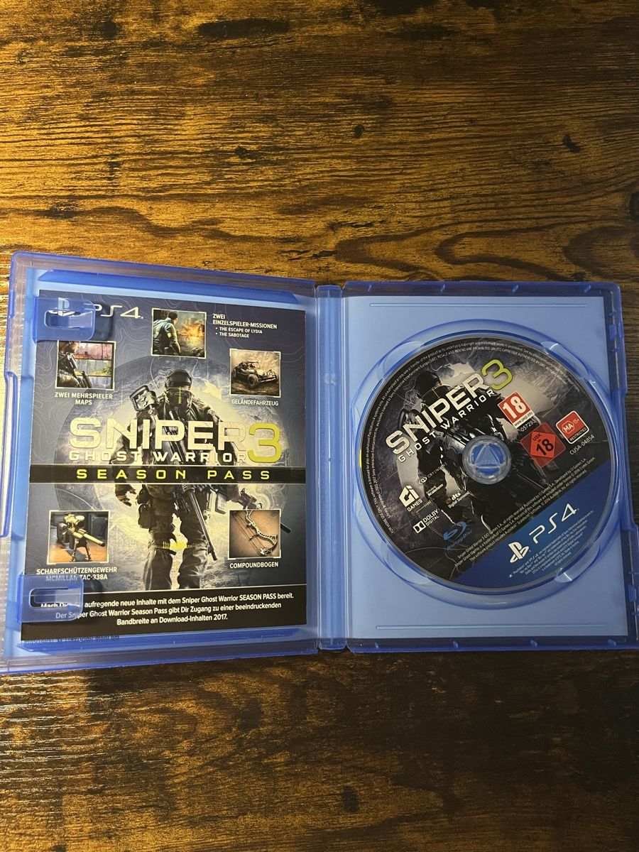 Sony Jeux: Sniper Ghost Warrior 3 - PS4 – D'occasion à Zürich par rtinise 1