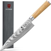 Damaszener Kochmesser 8 Zoll,Japanisches Küchenmesser