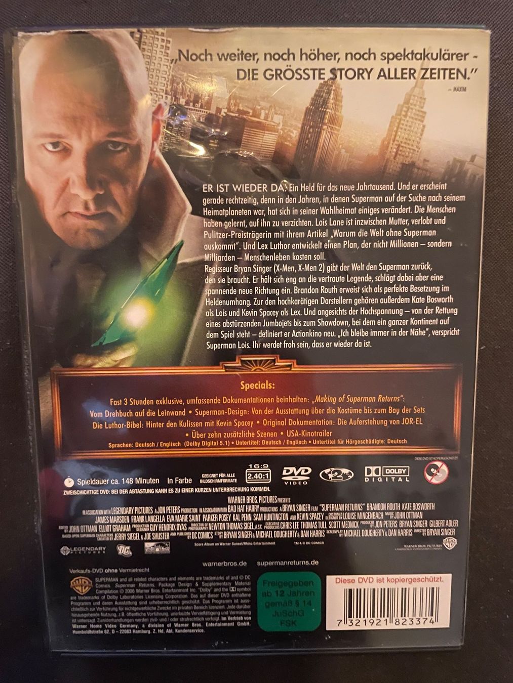 Alle DVDs: Superman Returns - 2-Disc Edition – Gebraucht aus Dierikon von Butcherboy 1