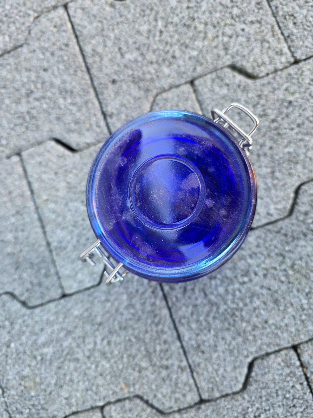 Contenitori & Simili: blaues Einmachglas Glas ohne Dichtung – Usato da Walterswil BE venduto da Lonitti 1