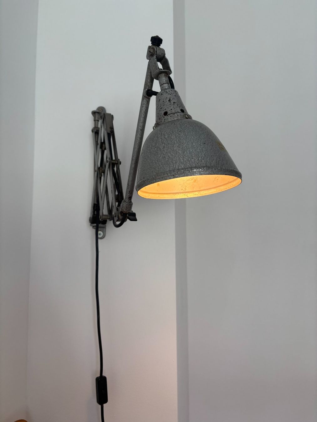 Lampade: Midgard Vintage Scheren-Wandlampe – Usato da Klosters venduto da sch_r7kr 1