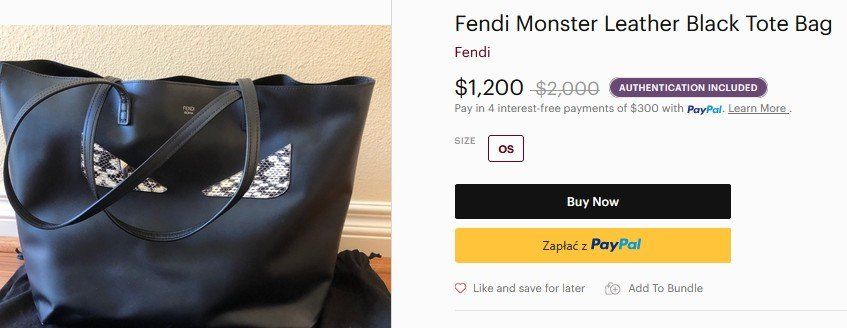 Fendi Borse da donna: Fendi Monster Tasche / sac – Usato da Collonges venduto da Auganien 9