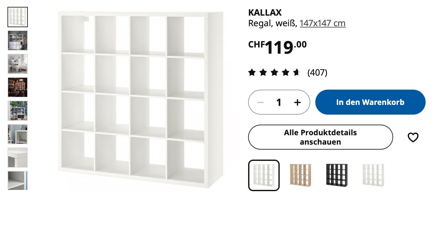 Ikea Regale: Regal zu verkaufen – Gebraucht aus Dietlikon von ann_89wc 1