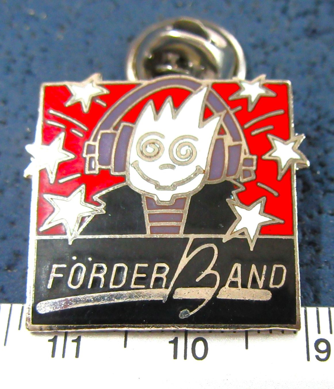 Swiss Placchette & Badge: RADIO FÖRDERBAND PIN – Usato da Ettingen venduto da Hausi4711