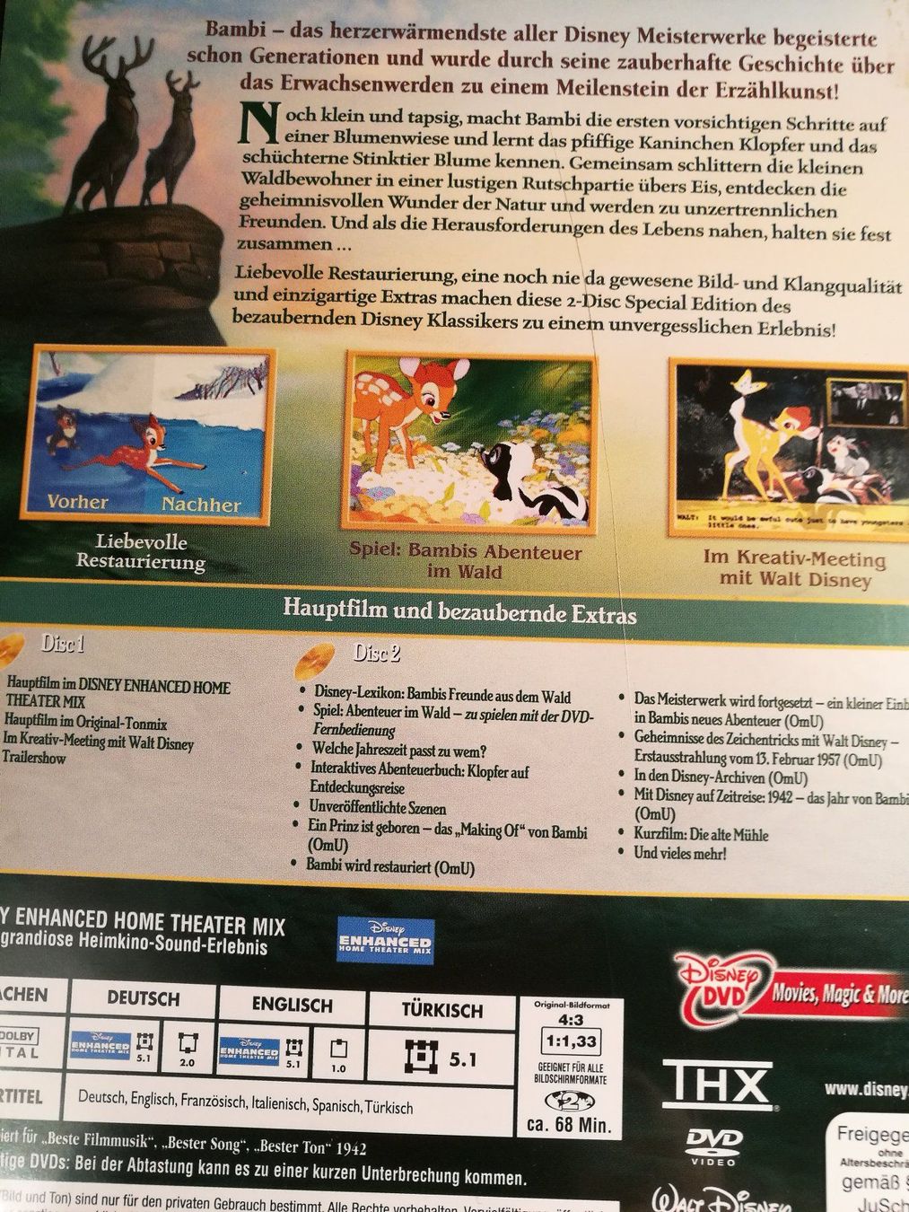 Alle DVDs: Bambi 2 DVDs von Walt Disney – Neu (gemäss Beschreibung) aus Horn von sonjamenzi 1