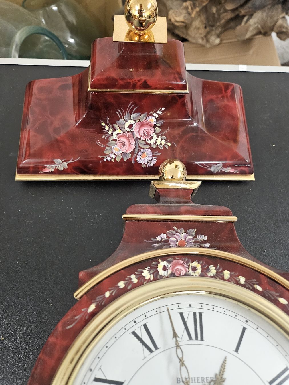 Bucherer Orologi da terra & Orologi da parete: Wanduhr Pendeluhr mit Sockel Bucherer  – Usato da St. Gallen venduto da Cocos_Ricardo 5