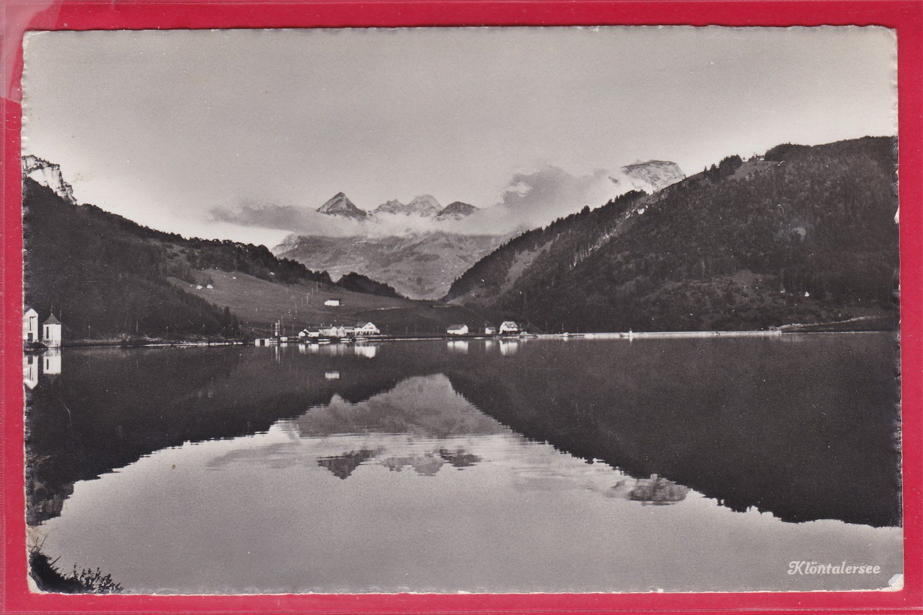 Ansichtskarten: KLÖNTALERSEE, 31.8.1942 – Gebraucht aus Oberrieden von Gebirgsstelze