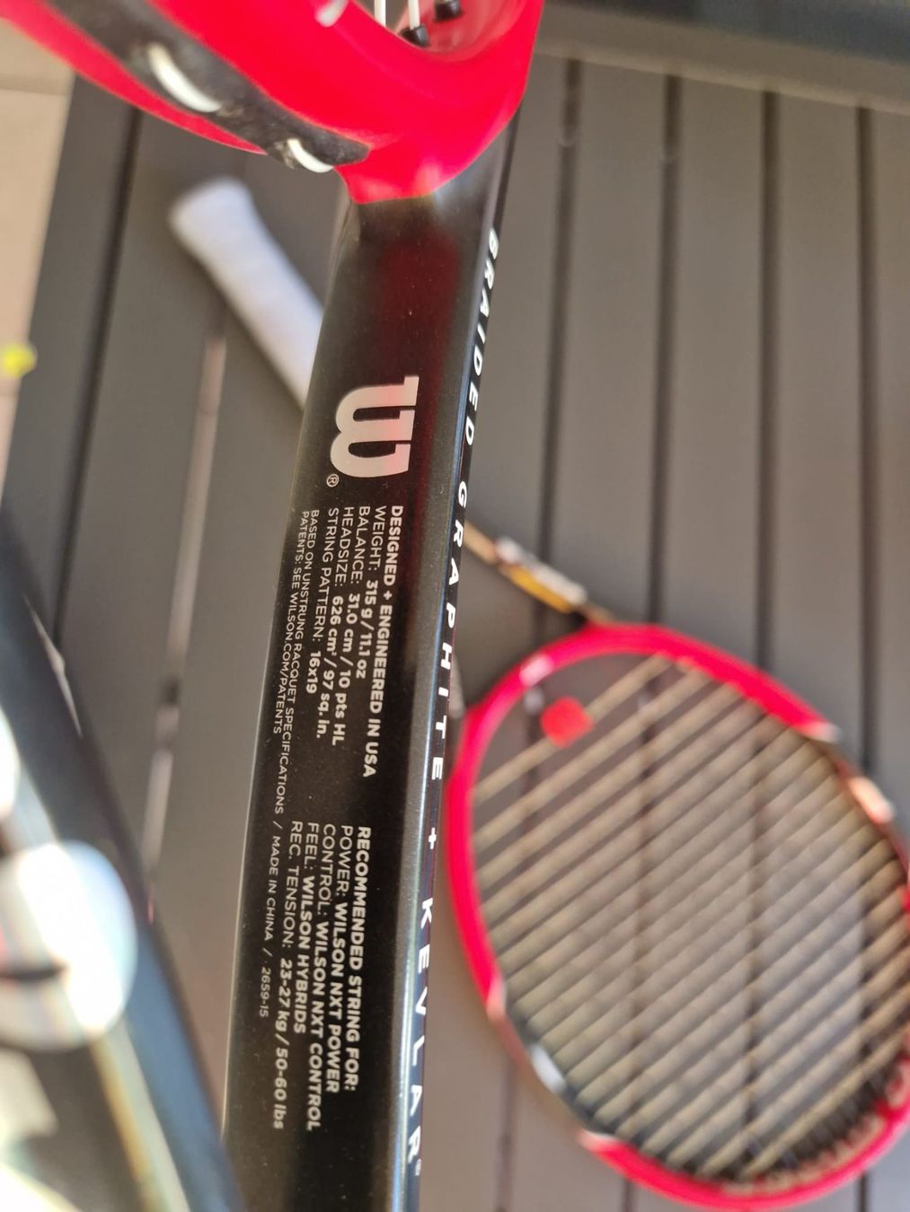 Wilson Racchette: Wilson Graphite-Kevlar Tennis Schläger – Usato da Ruggell venduto da whuizinga 1