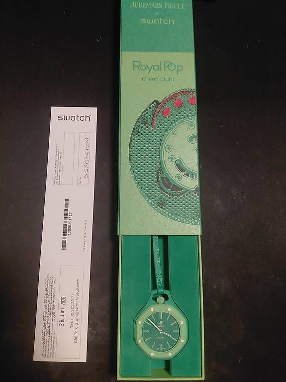 Orologi: AP x Swatch Royal Pop Grüne Acht – Usato da Biel/Bienne venduto da dey_b9gk