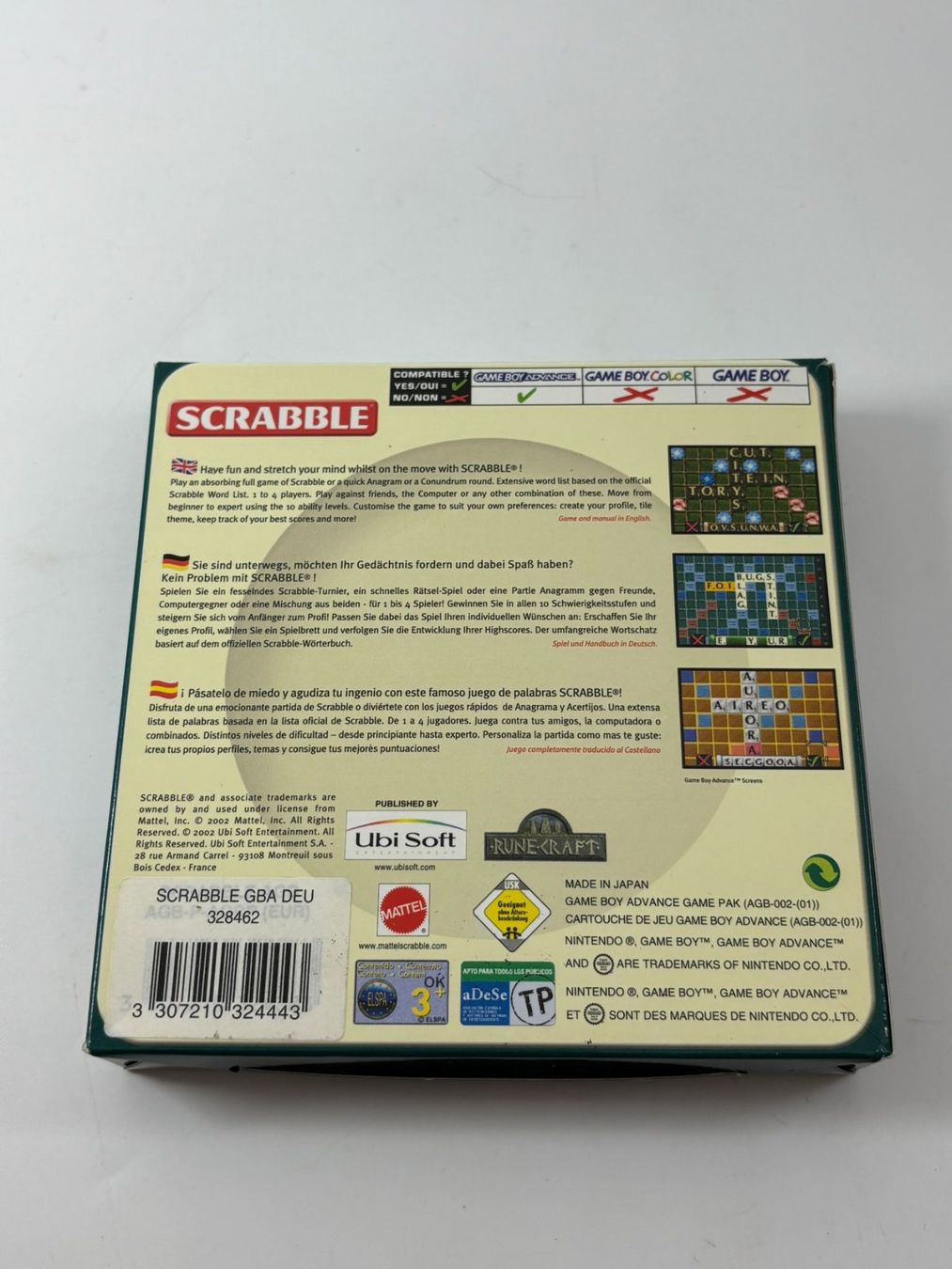 Nintendo Giochi: Scrabble (Gameboy Advance) in OVP – Usato da Herisau venduto da Seyashop1 2