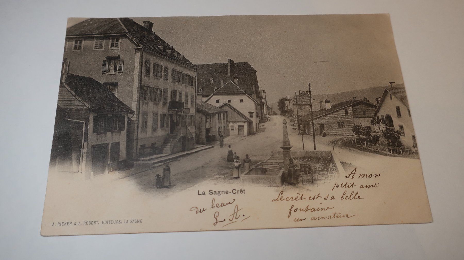 Cartoline postali: La Sagne - Crêt – Usato da Cormoret venduto da Pascalll2001 1