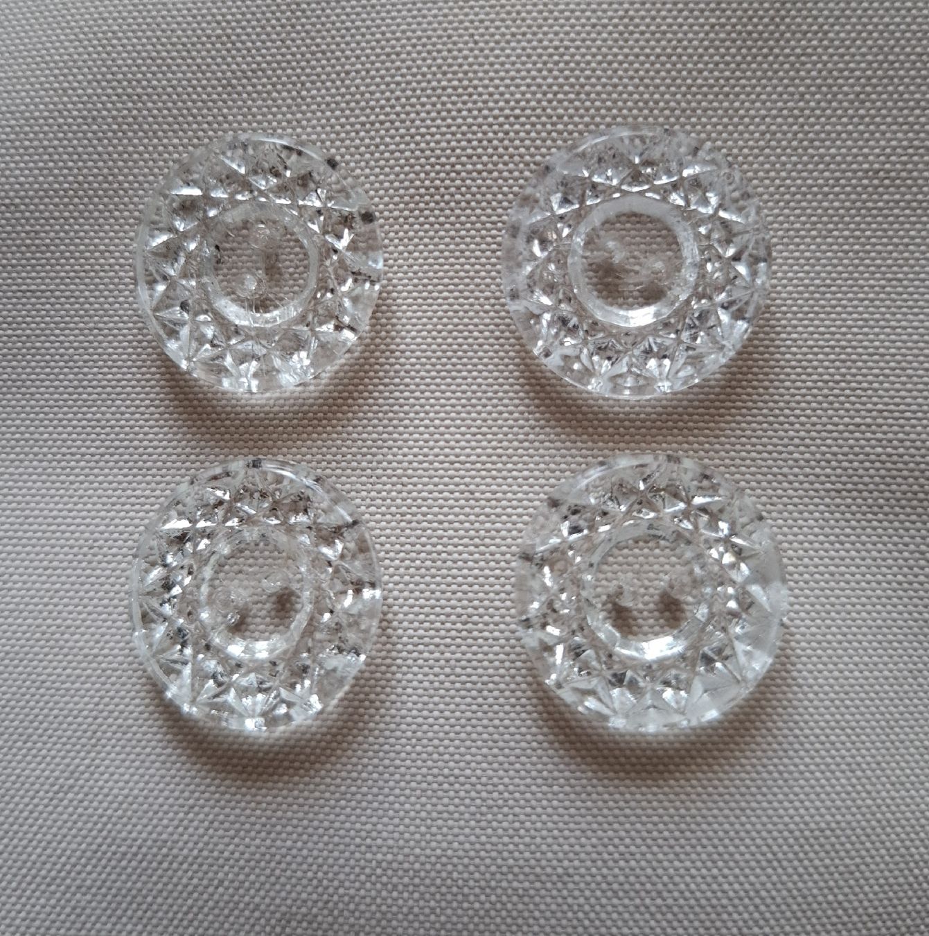 Bottoni: 4x  Glas-Knöpfe, 19 mm – Usato da Dietikon venduto da Hirschkopf