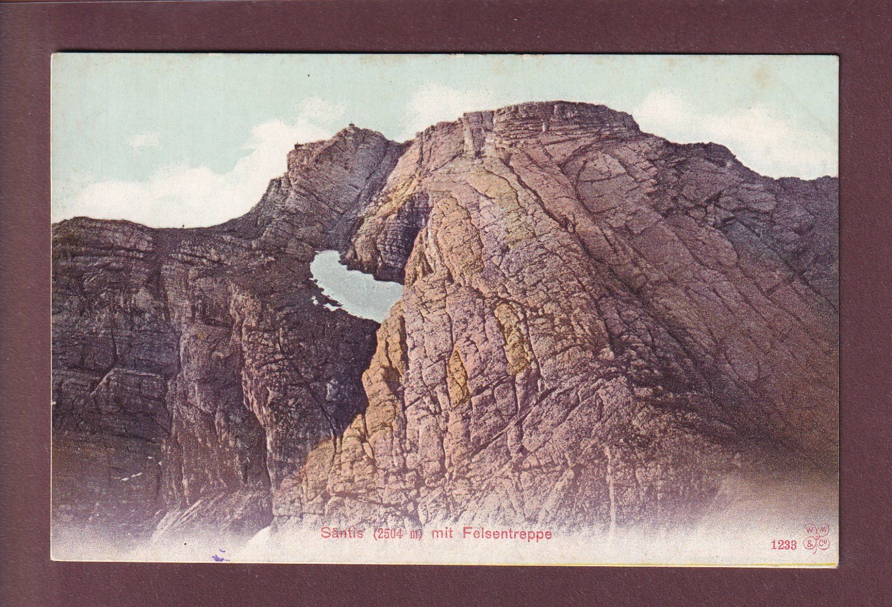 Cartoline postali: SÄNTIS - Felsentreppe – Usato da Pully venduto da nicecards