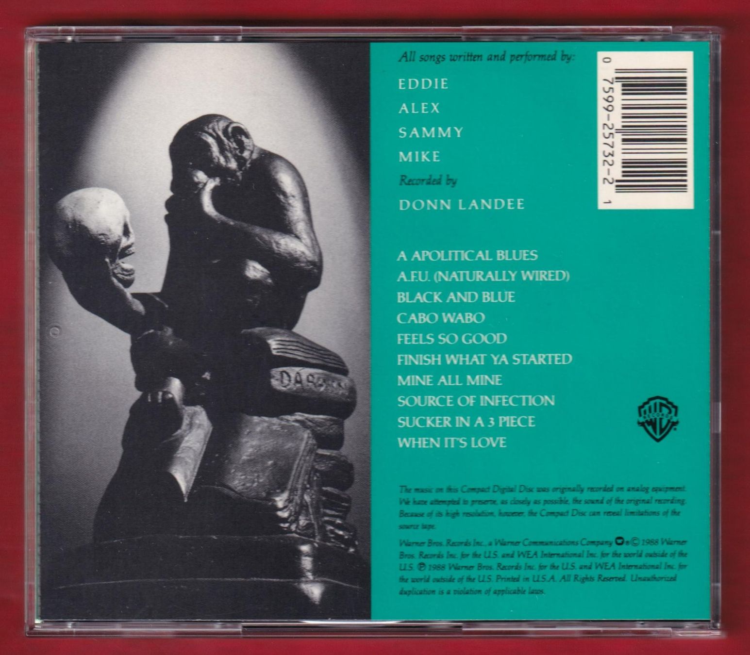 CD: Van Halen - OU812 (CD) – Usato da Zürich venduto da Pfluftl2000 1