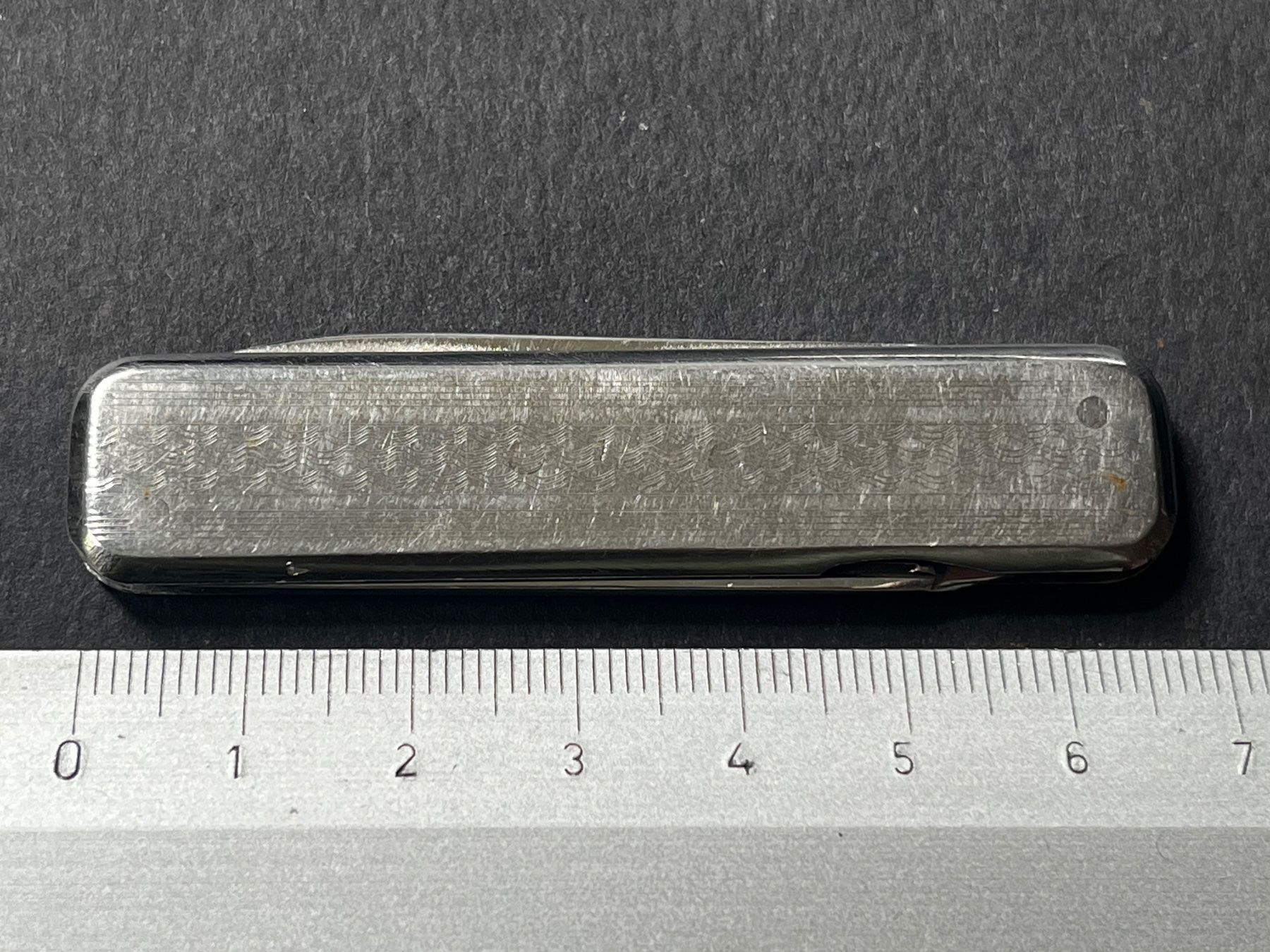 Coltelli tascabile: Inox-Sackmesser 68 mm mit Feile/Manicure-Klinge – Usato da Zürich venduto da FV.vintage 4