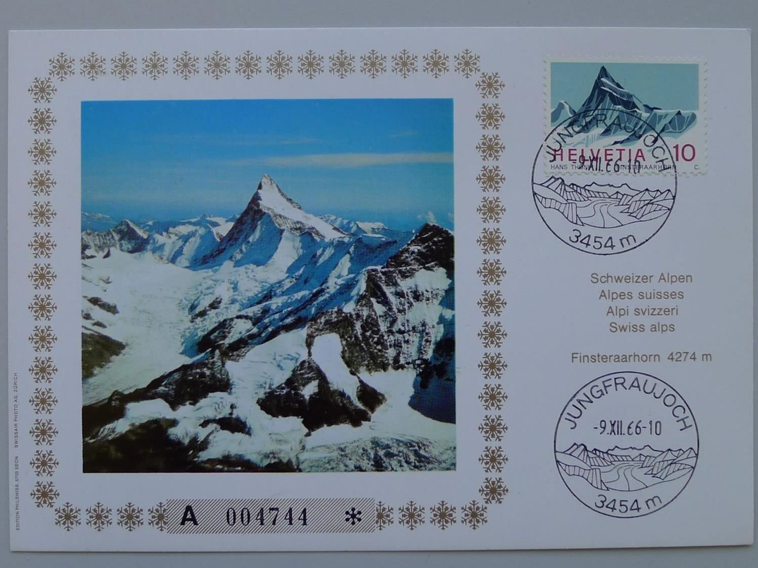 Tutti i francobolli: TOLLE SAMMLUNG, Berge + Eisvogel in ganzen Bogen +BRIEF 1966 – Usato da Sursee venduto da Luzernerraute