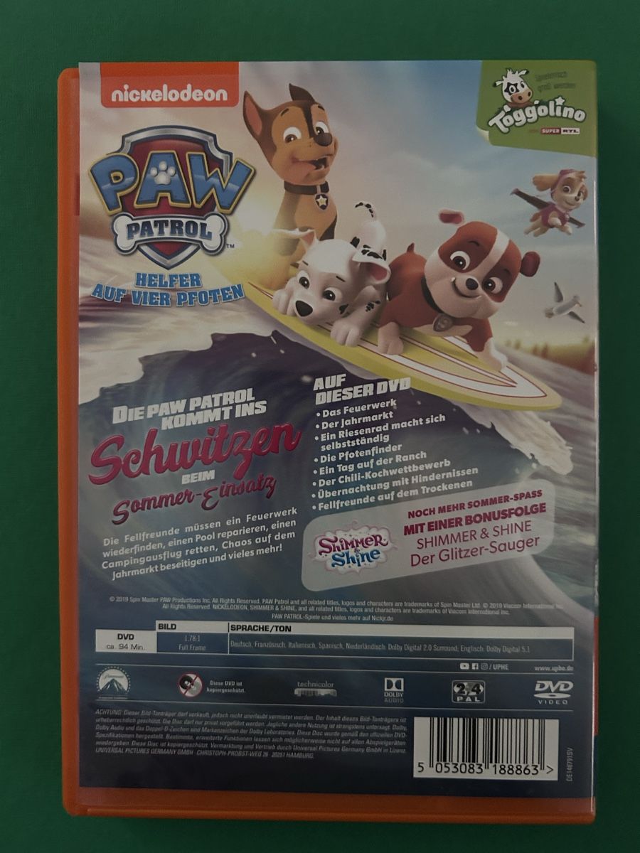 Alle DVDs: Paw Patrol diverse DVDs – Gebraucht aus Dietikon von TdaC 3