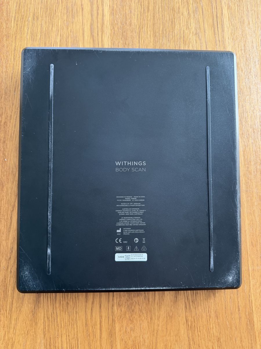 Withings Bilance pesapersone: Withings Body Scan Körperanalysewaage – Usato da Steinen venduto da Robe13 1