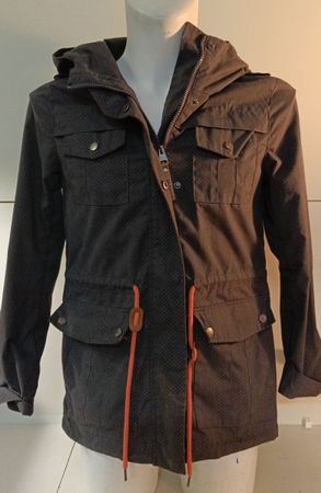 Übergangsjacke, Damen mit Kapuze, Gr. M (nov159)