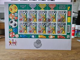 FDC Kleinbogen Fussball-Europameisterschaft der Frauen 2025