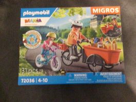 Playmobil Migros Mania 72036 Lastenrad neu in OVP