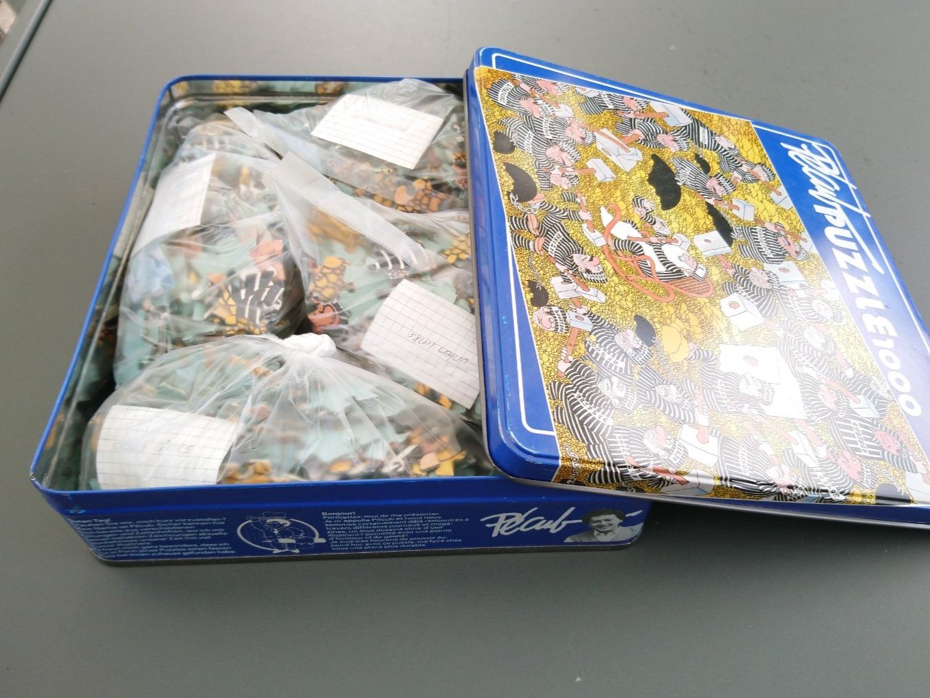 Puzzle: Lustiges Comic Puzzle in Metalldose – Usato da Jonen venduto da h-blxgirl79 1