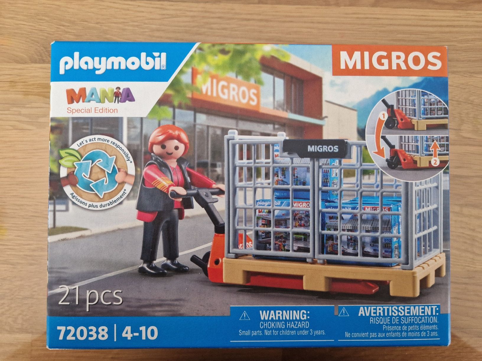 Playmobil Giocattoli: 72038 Playmobil Mania Migros – Nuovo e nell'imballaggio originale da Stäfa venduto da essential34