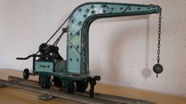 uralter Kranwagen von Märklin Spur 0
